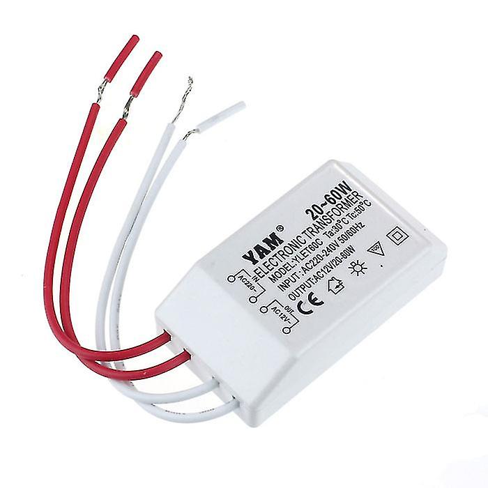 Ac 220v Do 12v 20-60w Halogen Light Led Driver Zasilacz Transformator