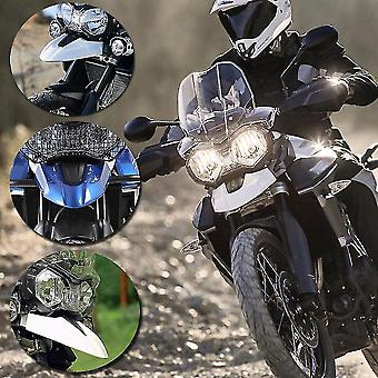 Extension Bec De Roue Avant Compatible Tiger 800 XC XRT XRX 2015-2019 – Nez Garde-Boue En ABS (Bleu Ou Noir)
