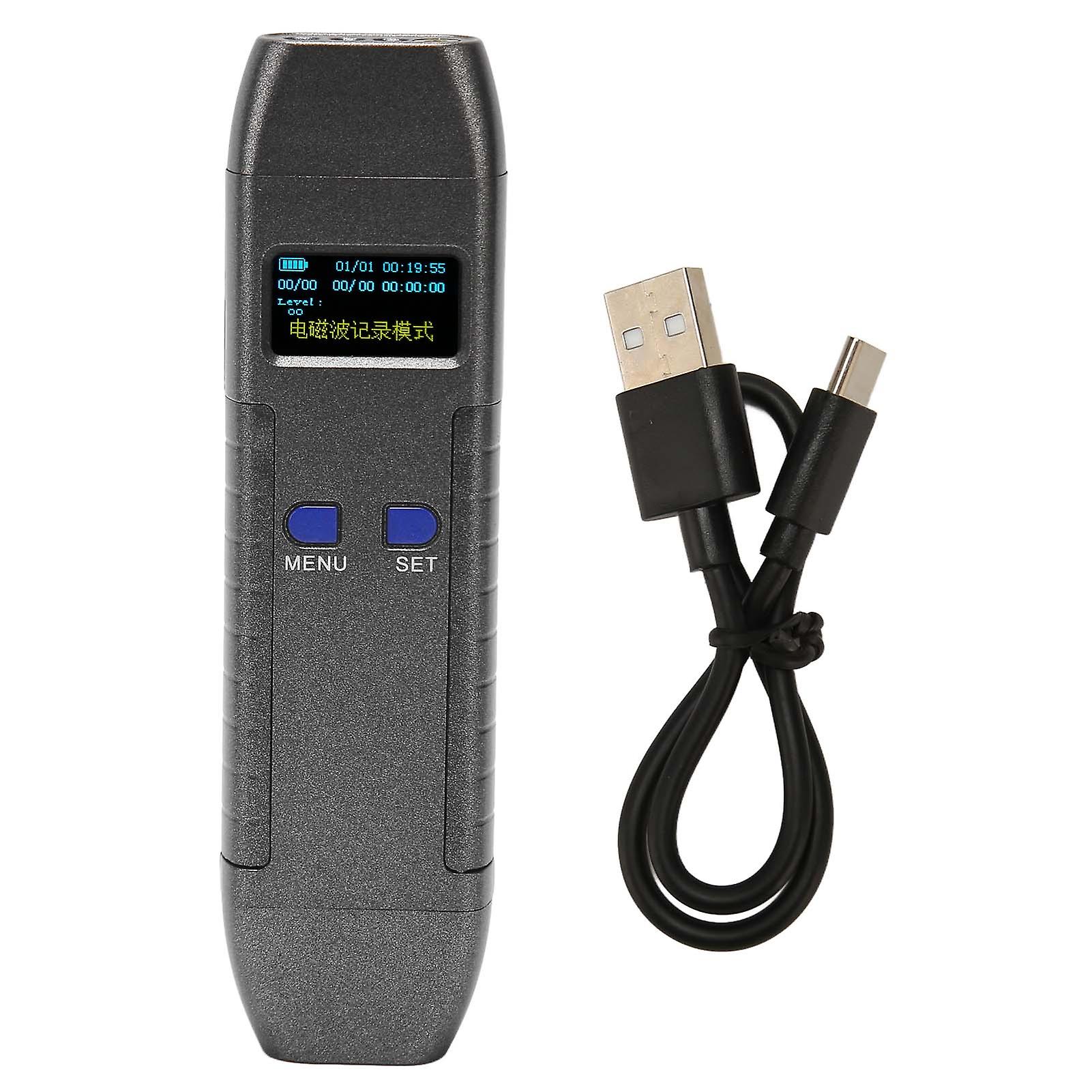 Multifunctional Smart Detector Portable Camera Detector GPS Locator Detector Bug Detector for Business Travel Black