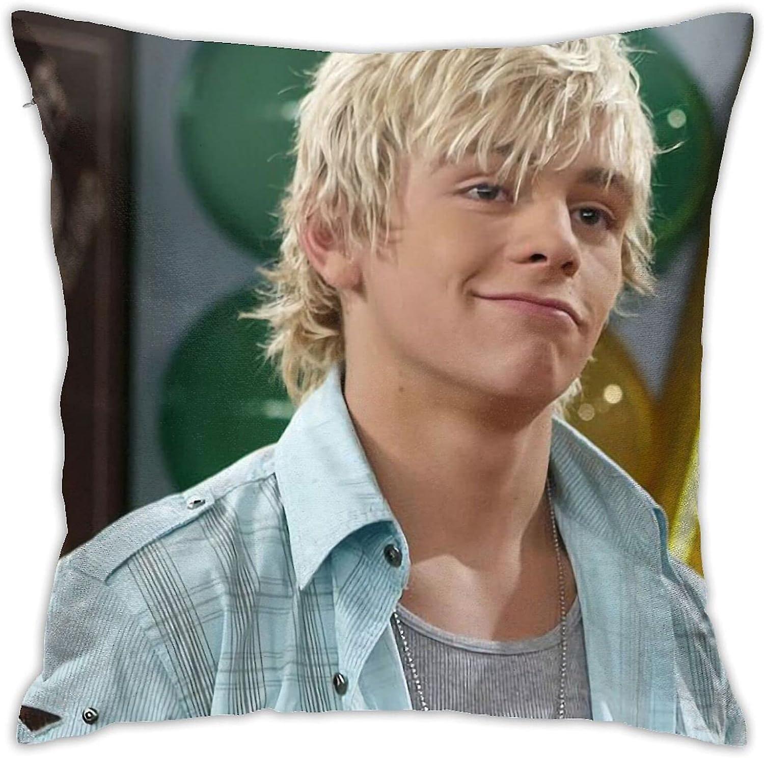 Ross Lynch καλύμματα μαξιλαριών Μαξιλαροθήκες Μαλακό κάλυμμα μαξιλαριού Διακοσμητικό ριχτάρι Καναπές μαξιλαριού Τετράγωνη μαξιλαροθήκη αυτοκινήτου για διακόσμηση κρεβατιού στο σπίτι (18x18in) (H-1760)