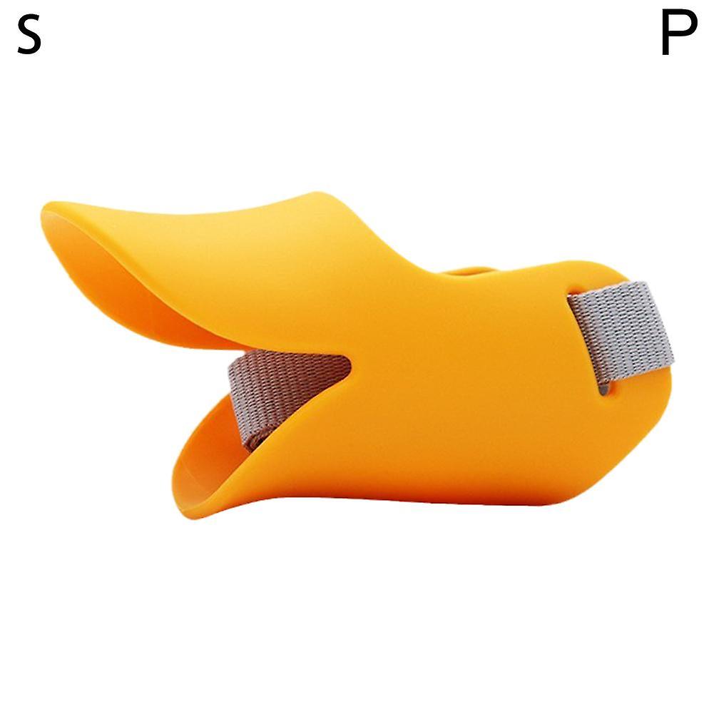 Small Dog Anti-Bark Muzzle Soft Silicoma Material Adjustable Strap for Biting and Scavenging Control in Multiple Colors and Sizes