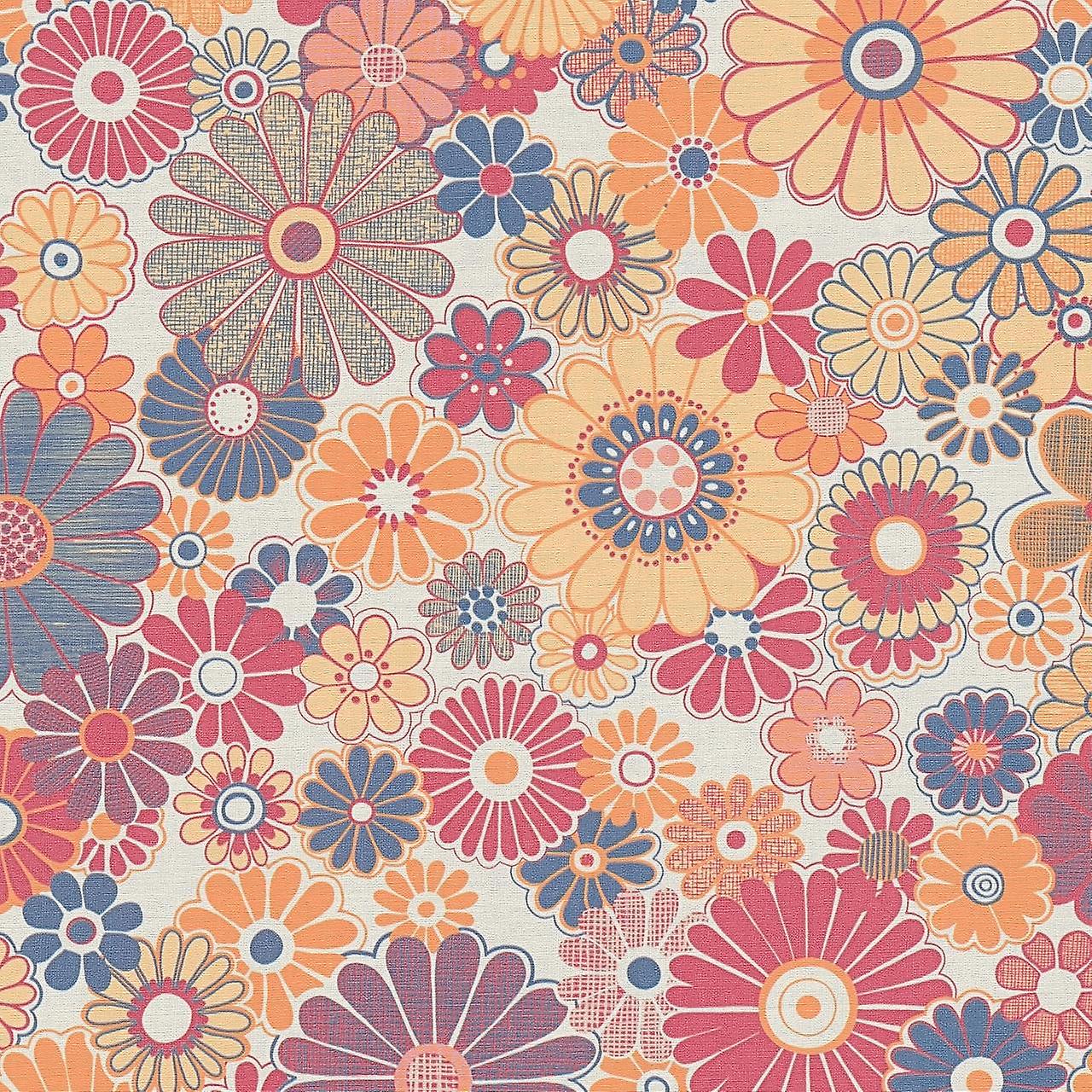AS Creation Retro Chic Flower Wallpaper Multi Vintage Paste The Wall Vinyl