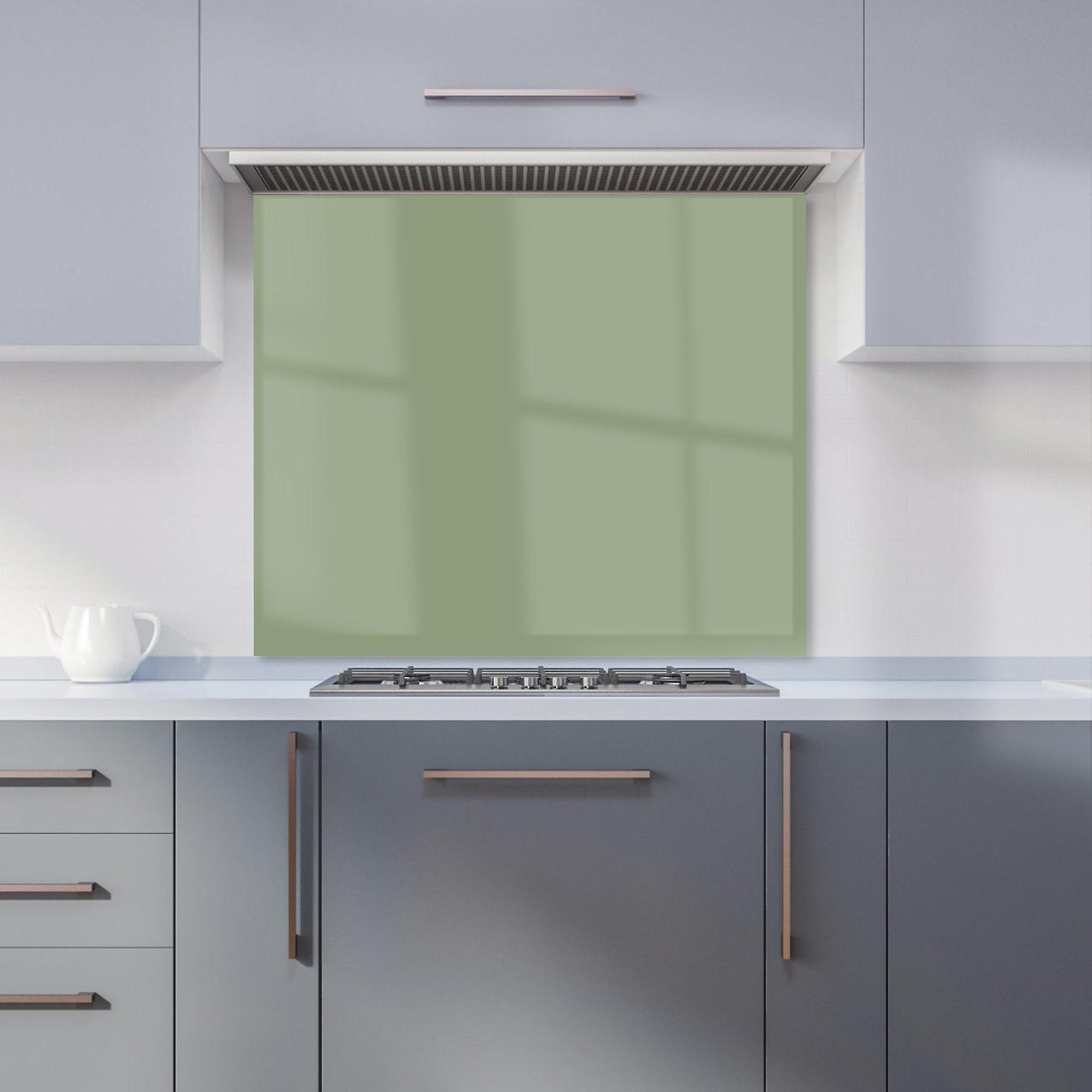 Sage Green Kitchen Splashback