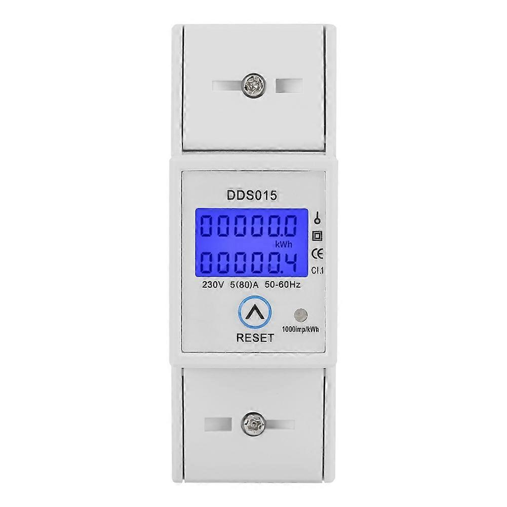 Resettable backlight single phase energy meter 5-80A 230V 50Hz DDS015