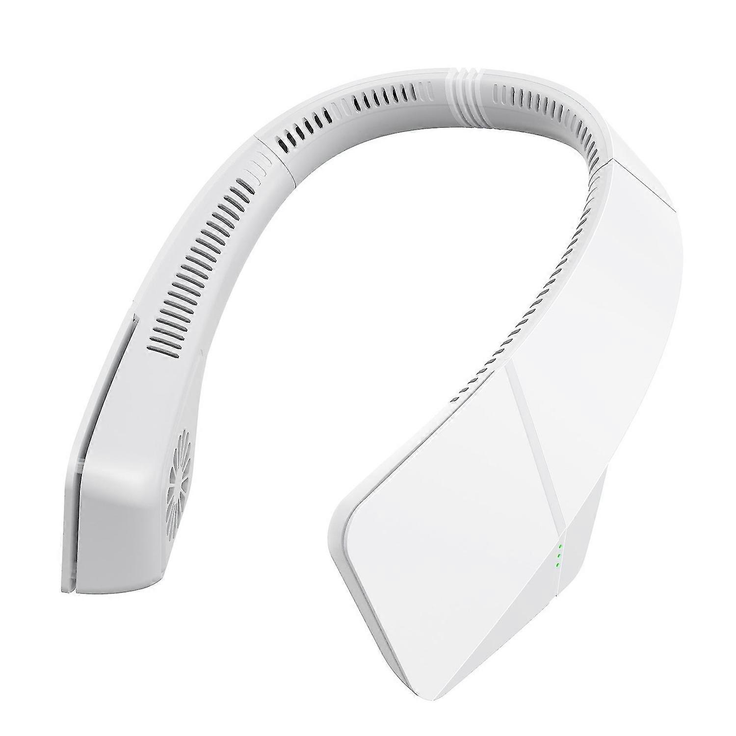 Adjustable wind power neck fan (grey)