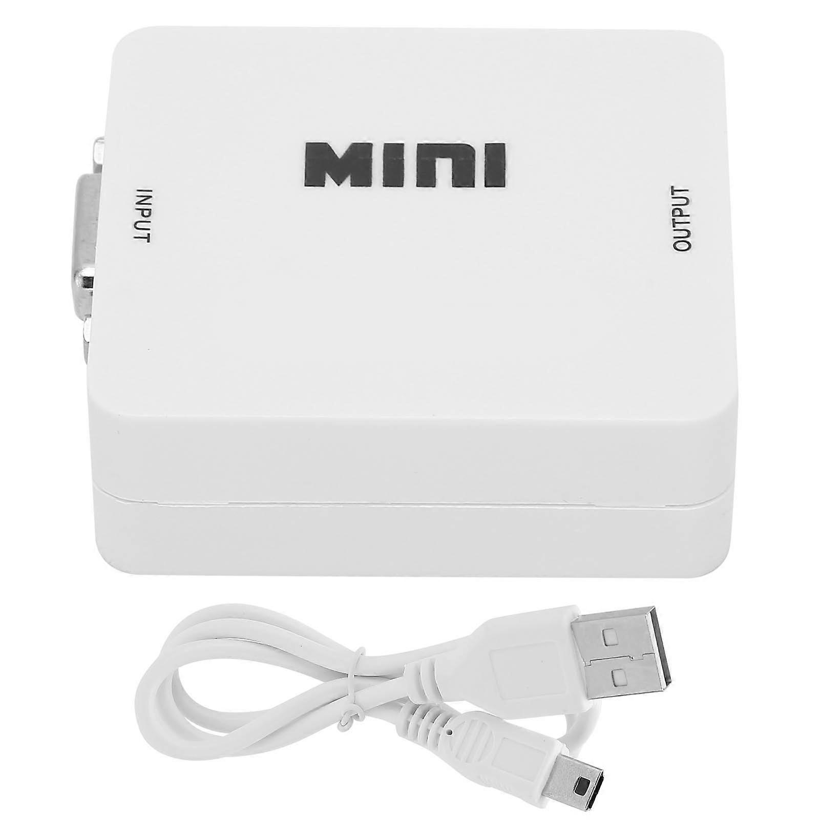 Mini Vga2 To Hd Multimedia Interface Video Converter Portable Vga To Hd Multimedia Interface Adapter For Tv