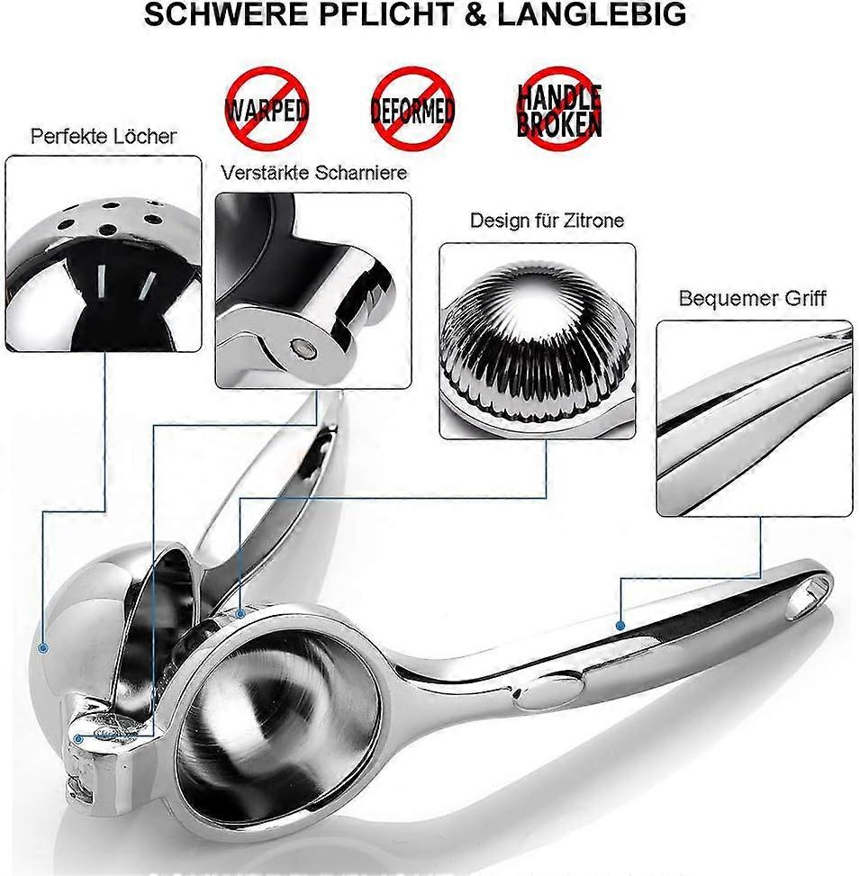 Manual Lemon Squeezer Citrus Squeezer, Robust and Durable, Anti-corrosive, Dishwasher safe