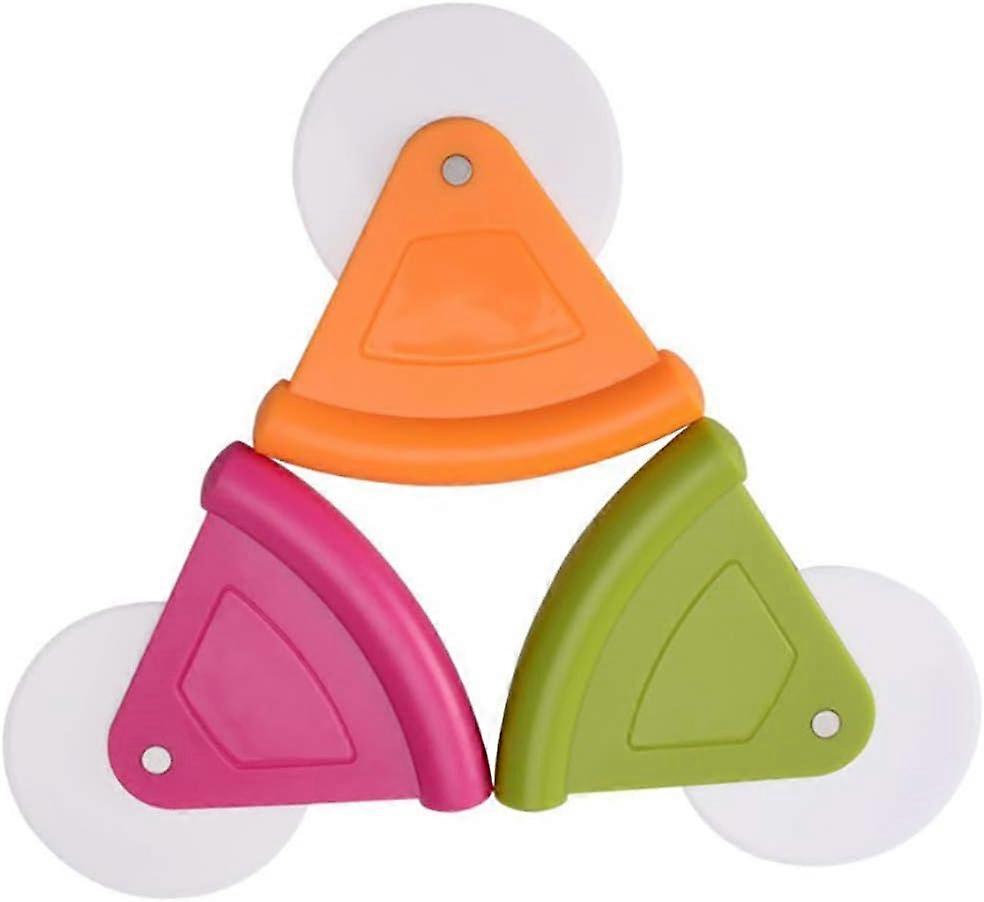 Plastic Pizza Wheels Cutter Cake Bread Cutting Tools Baking Bakeware Practical Safe Durable Kitchen (PINK) Pink