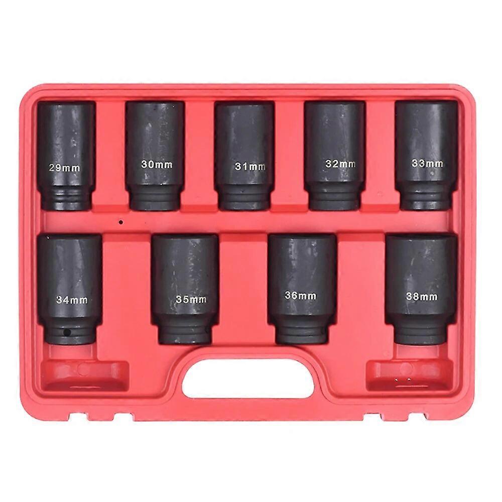 VT01645 9PC Deluxe 6 Pt. Axle Nut Socket Set DC161252