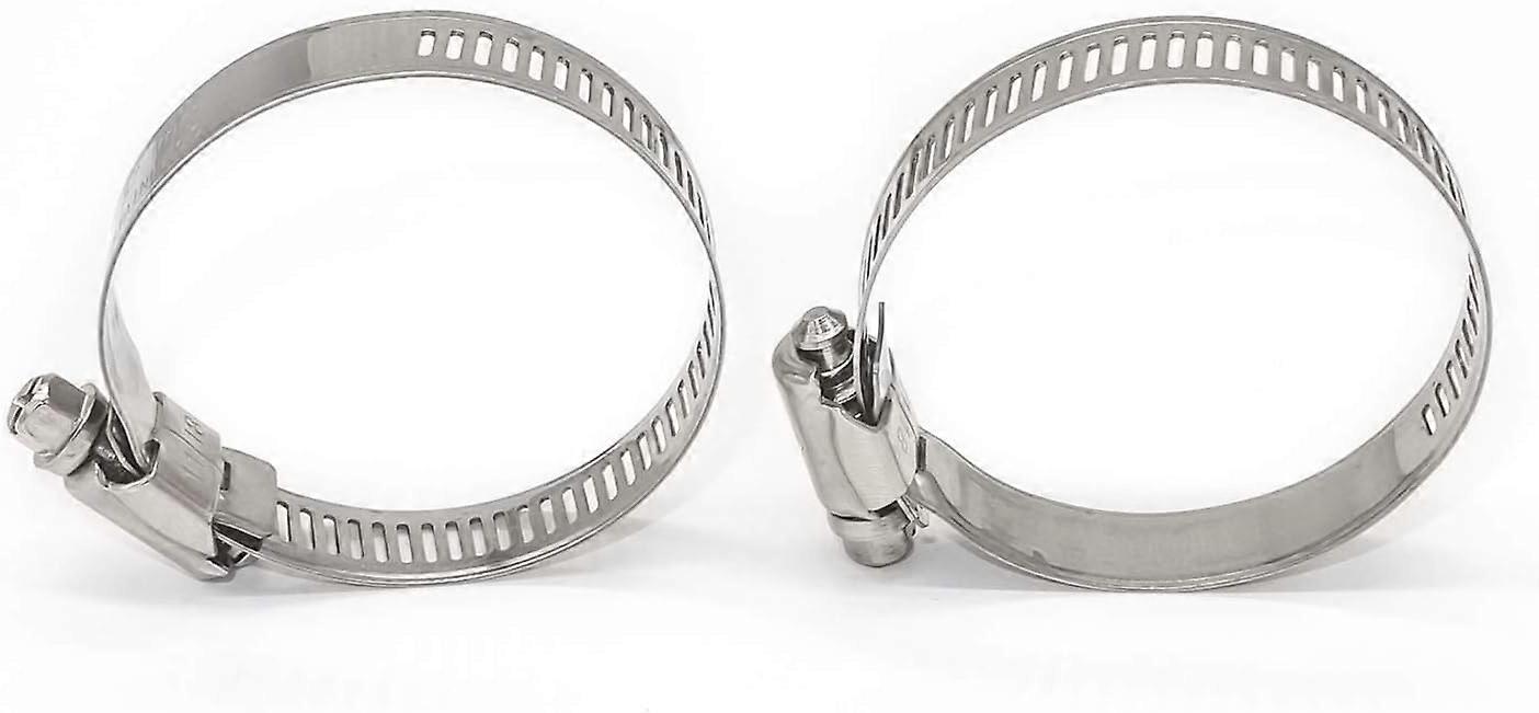 10PCS Adjustable Stainless Steel Worm Gear Hose Clamps (27-51mm)