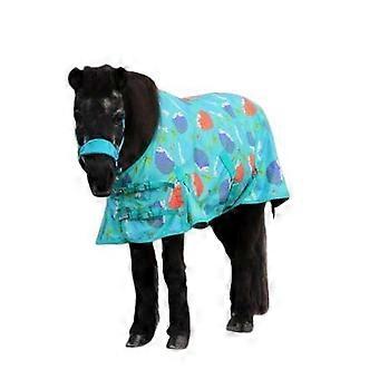 Hedgehog Print Pony Raincoat for Horse