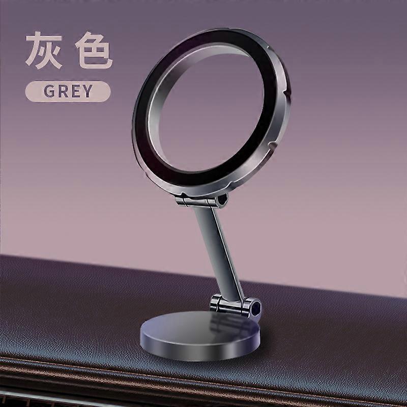 Car Mobile Phone Bracket Car Folding Magnetic Suction Car Instrument Panel Special Navigation Support Frame Universal Fixing
