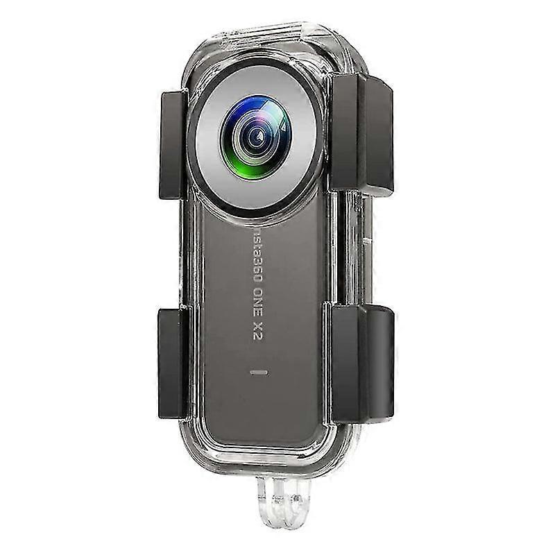 Waterproof housing case for insta360 one x2, underwater dive protective shell 40m (131ft) aciton camera accessories