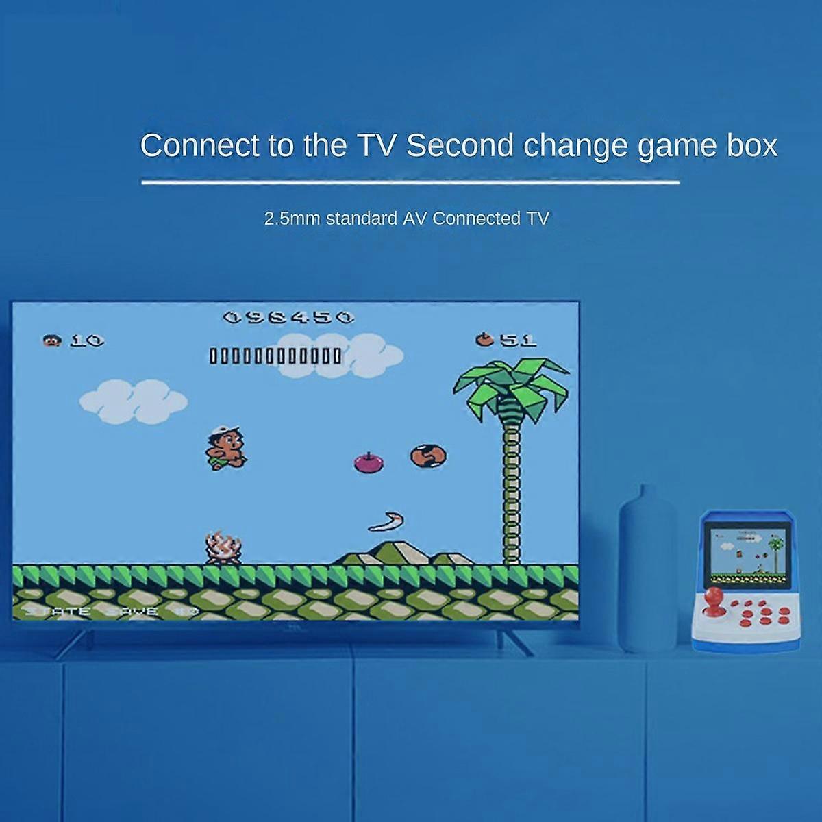 A6 Plus Mini Game Console 3.5-Inch TFT Screen 240X320 Built-In 600 Games Two Player Game Console-B
