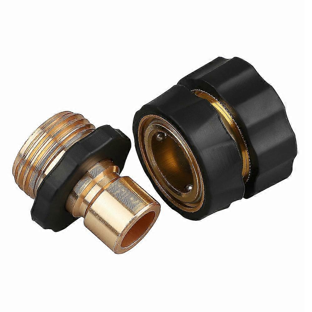 Gardenhosequickconnectbrassanodizedaluminumfemalemaleset(4pack)