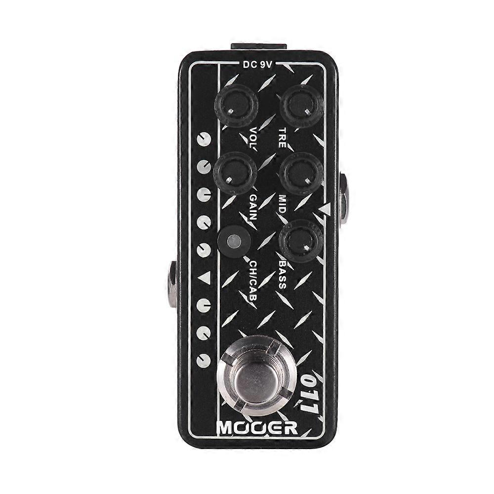 Mooer 011 CALI-DUAL Pedal Efek Gitar Preamp Digital True Bypass 3-Band EQ