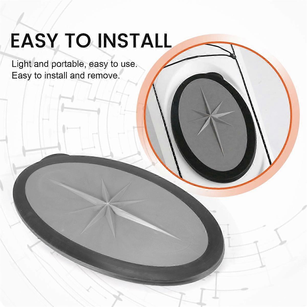 Waterproof Round Hatch Cover Plastic Deck Inspection Plate Accs For Boat Kayak E - 4