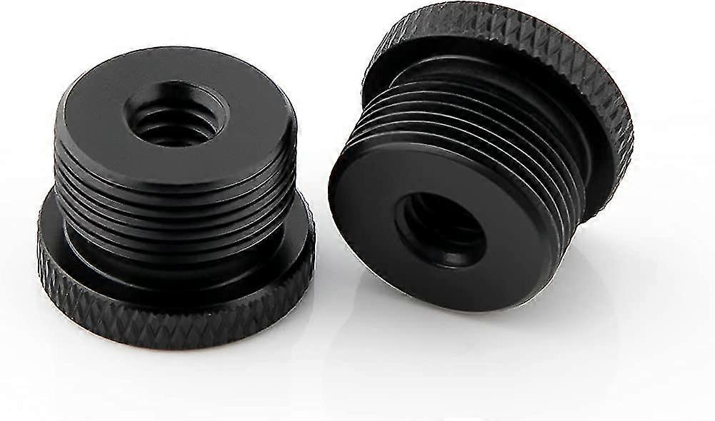 2 Stück Heilwiy Mikrofonständer-Adapter 1/4 Buchse auf 5/8 Außengewinde Adapter Stativschraube