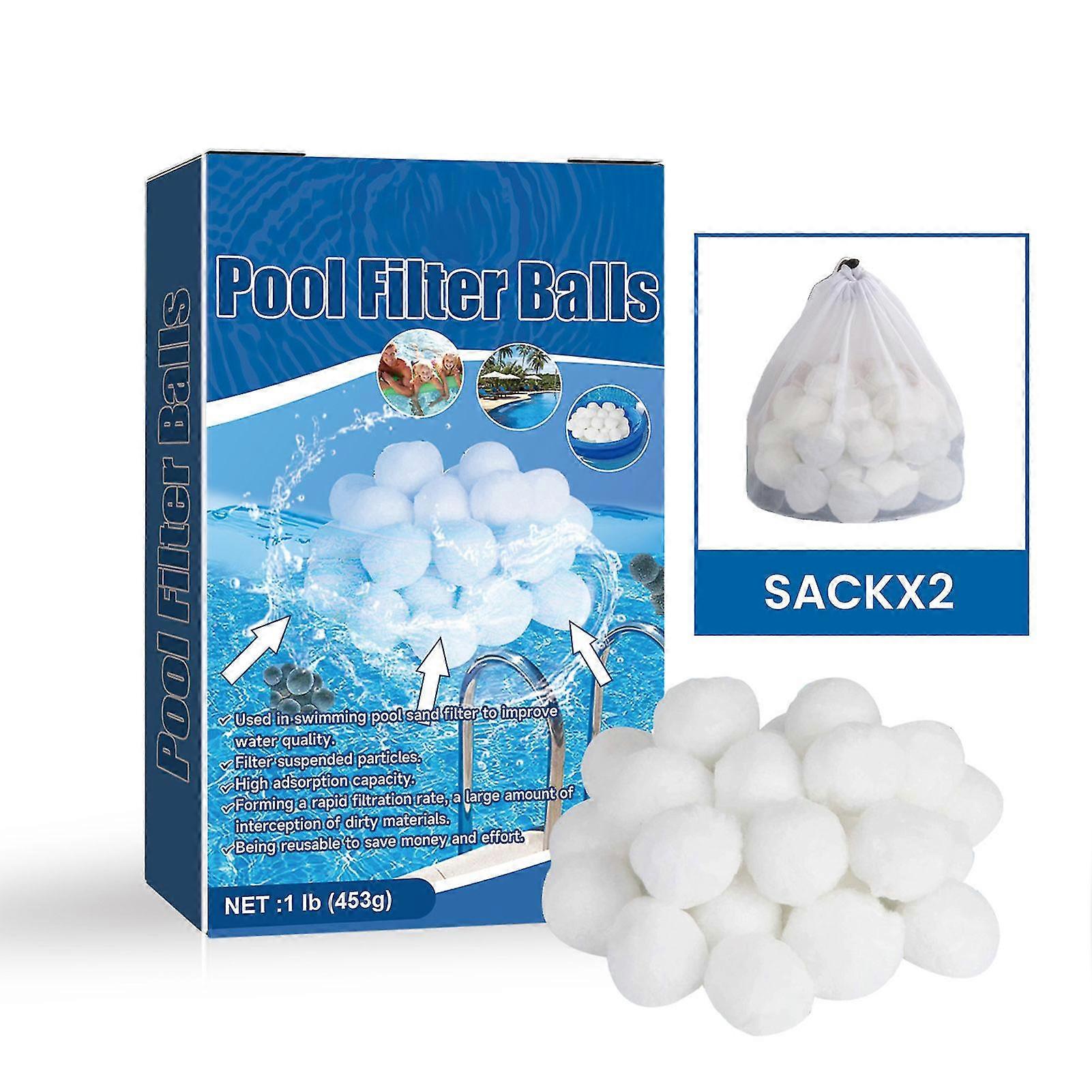 Swimming Pool Filter Balls Strong Adsorption Reusable Balls For Better Swimming Experience