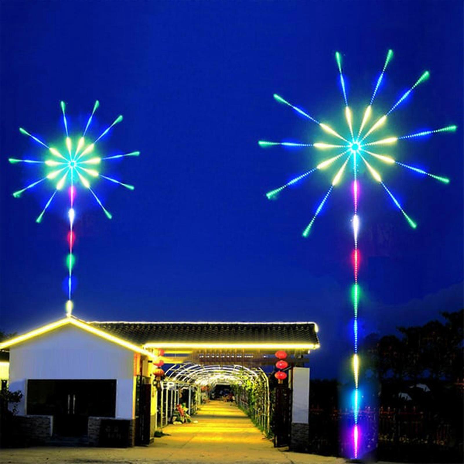 WiFi Bluetooth Fuegos artificiales inteligentes Luz LED, Luces de fuegos artificiales Identityt, Control de aplicaciones