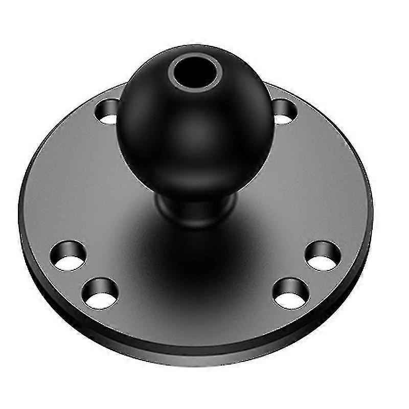 Aluminum Round Mounting Base, 1 Piece, Black
