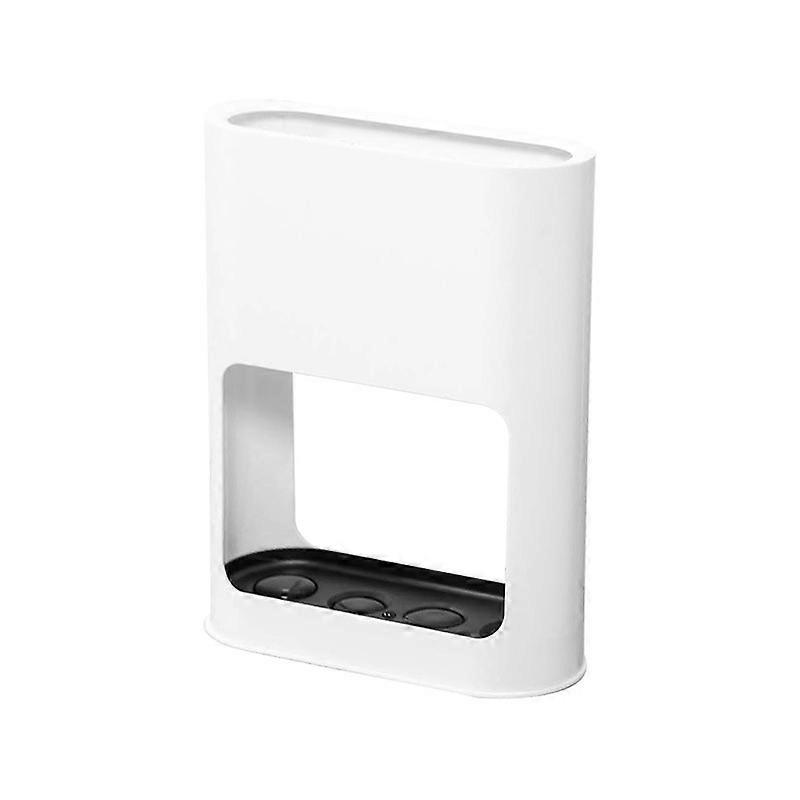 White Oval Parasol Base