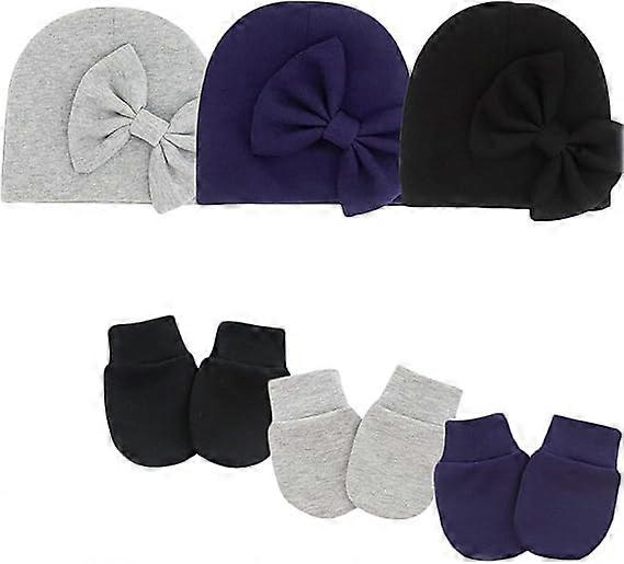 Newborn Hat Gloves, Baby Hat for Girls,Baby Mittens and Socks Hat Set for Newborn,Infant C