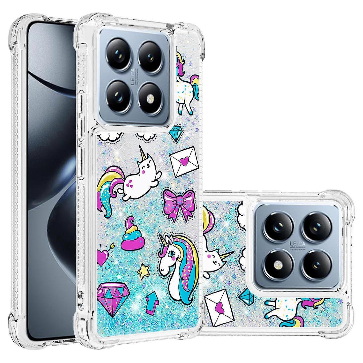 For Xiaomi 14T Pro Xiaomi 14T Case YB Quicksand Series-2 Liquid Quicksand Pattern TPU Phone Cover - 