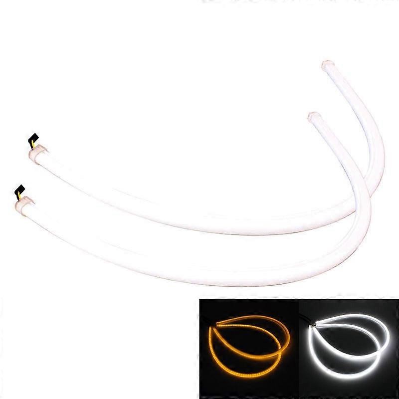 2 PCS 6W Wired LED Tube Daytime Running Light