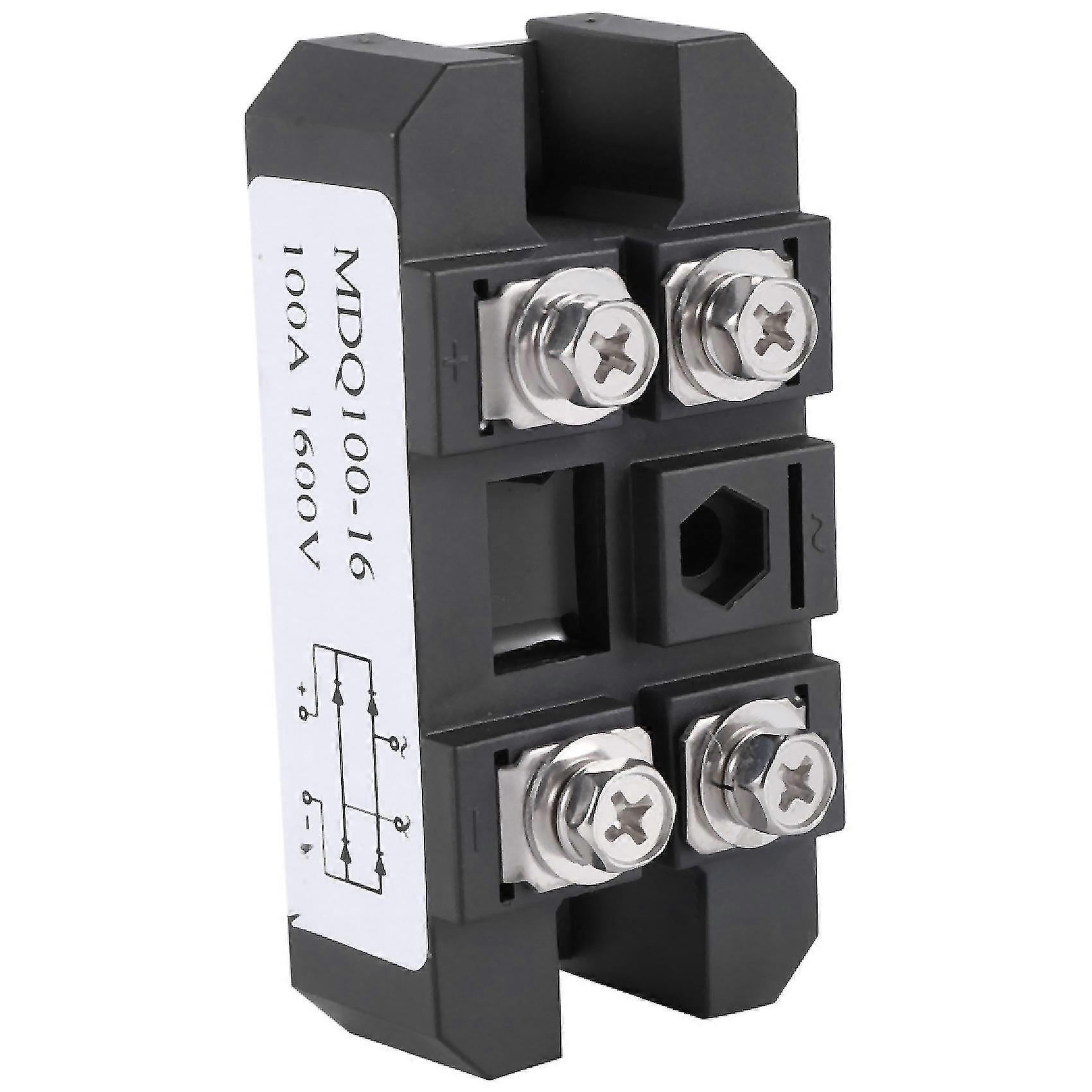 Mdq 100a-1600v Black Single-phase Diode Bridge Rectifier 100a Amp 1600v