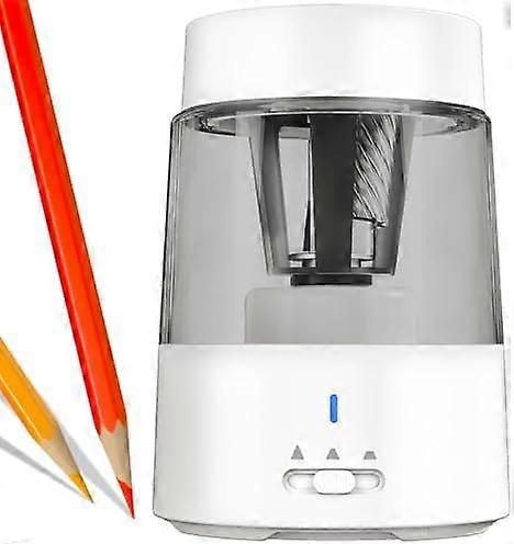 Electric Pencil Sharpener,Charge Portable Pencil Sharpeners Kids,Battery Charging Pencil Sharpener for Colored Pencils, Auto Stop, Suitable for No.2(6