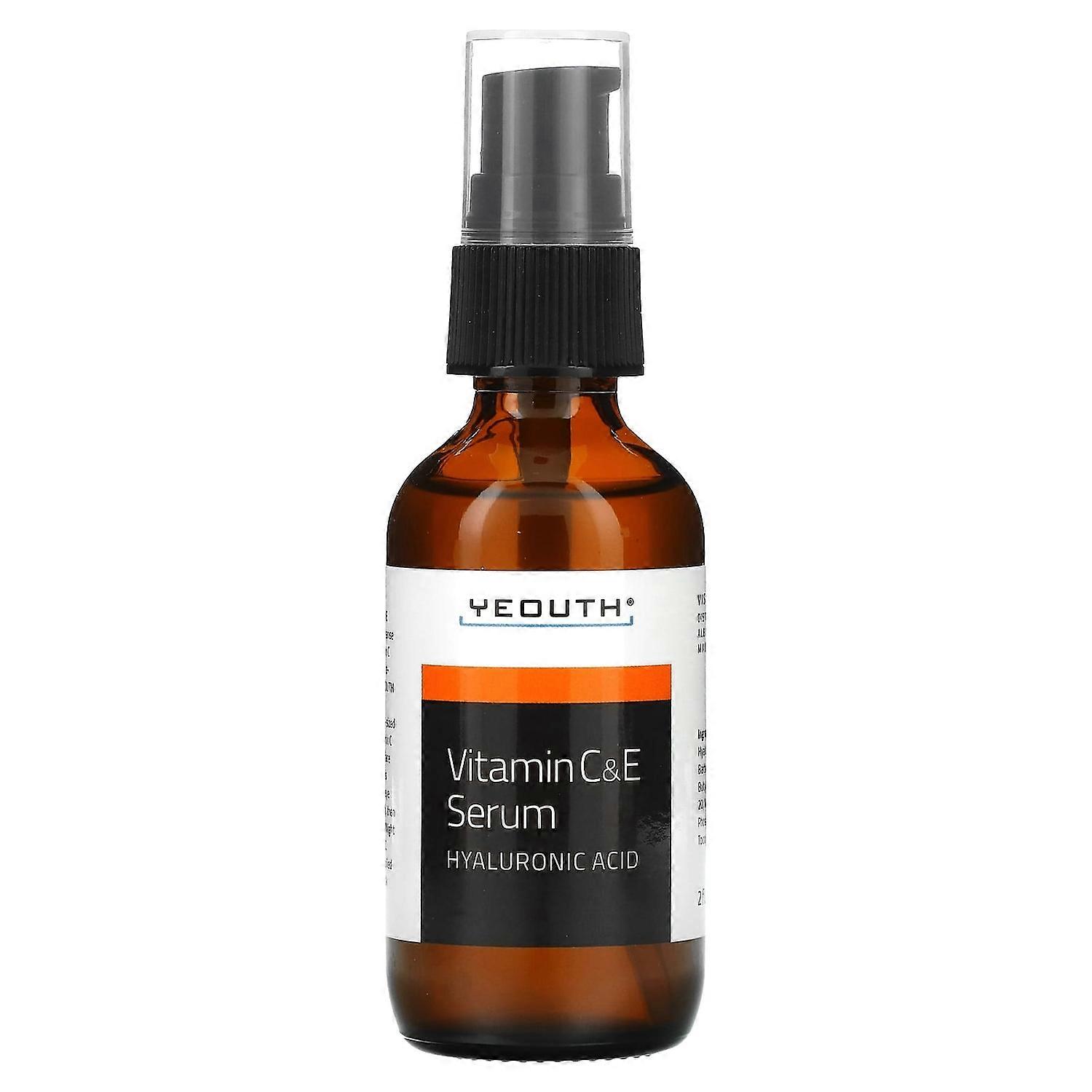 YEOUTH, ビタミンC&Eセラム、60ml(2液量オンス)