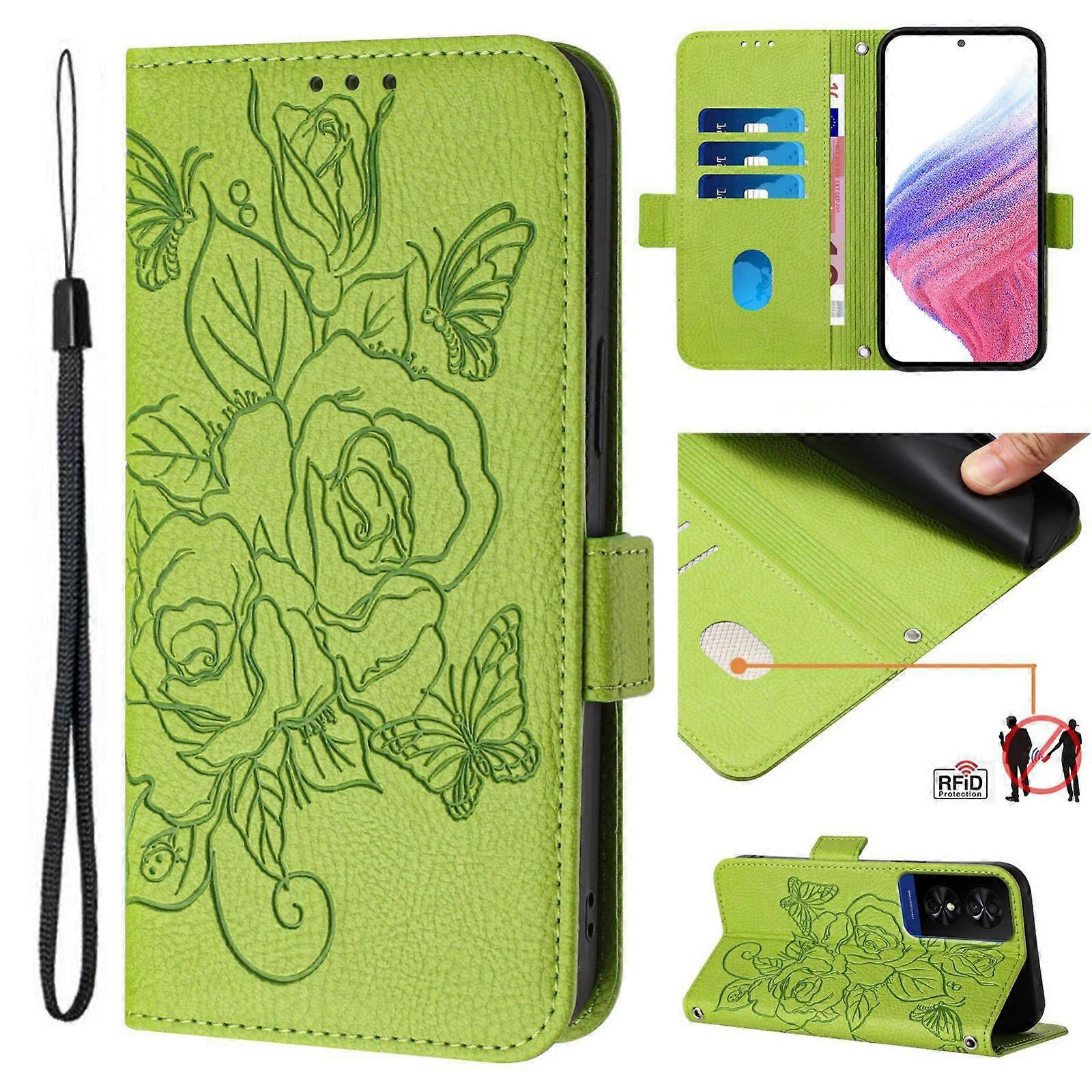 RFID Leather Case For TCL 50 5G