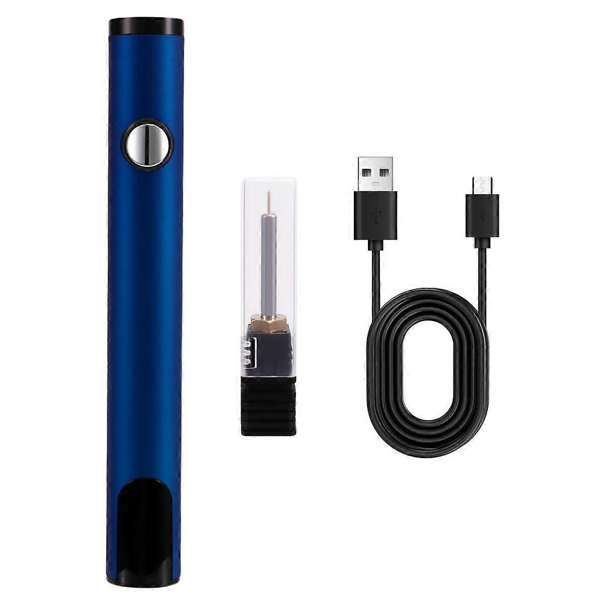 510 Thread Battery Cart Pen Electric Soldering Iron Welding Kit Adjustable Voltage with Hot Thread