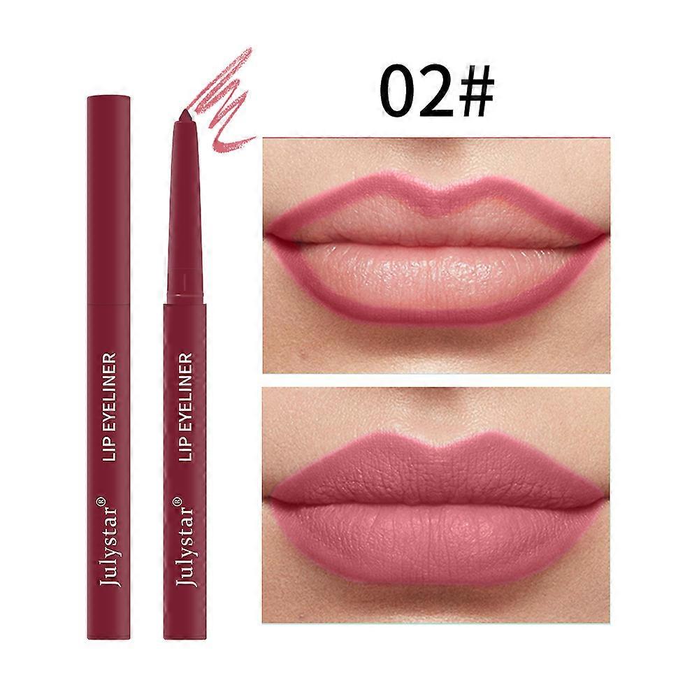 Exaggerate Lip Liner Pencil Soft Mist Silky Three-Dimensional Matte Matte Beginner Waterproof Long-lasting Non-fading Lip Liner