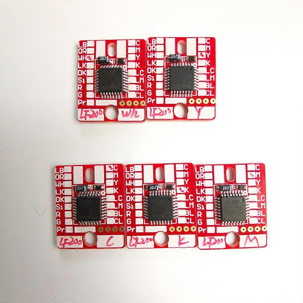 6 pcs/lot LF200 UV ink cartridge permanent chip for mimaki UJF6042 UJF3042 for spc-0591 ink cartridge auto reset chips