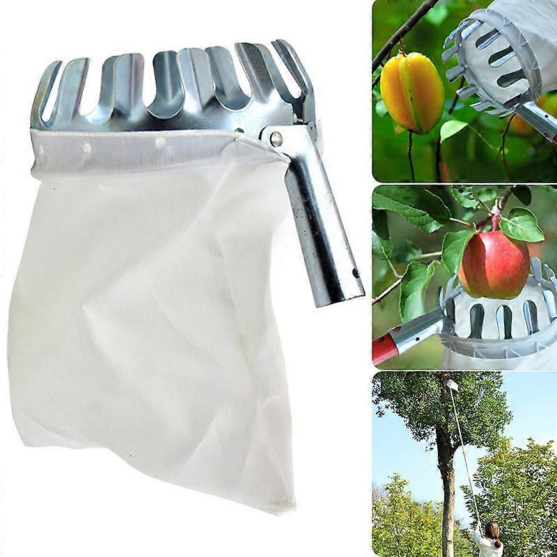 Metal Fruit Picker(1 pcs, silver)