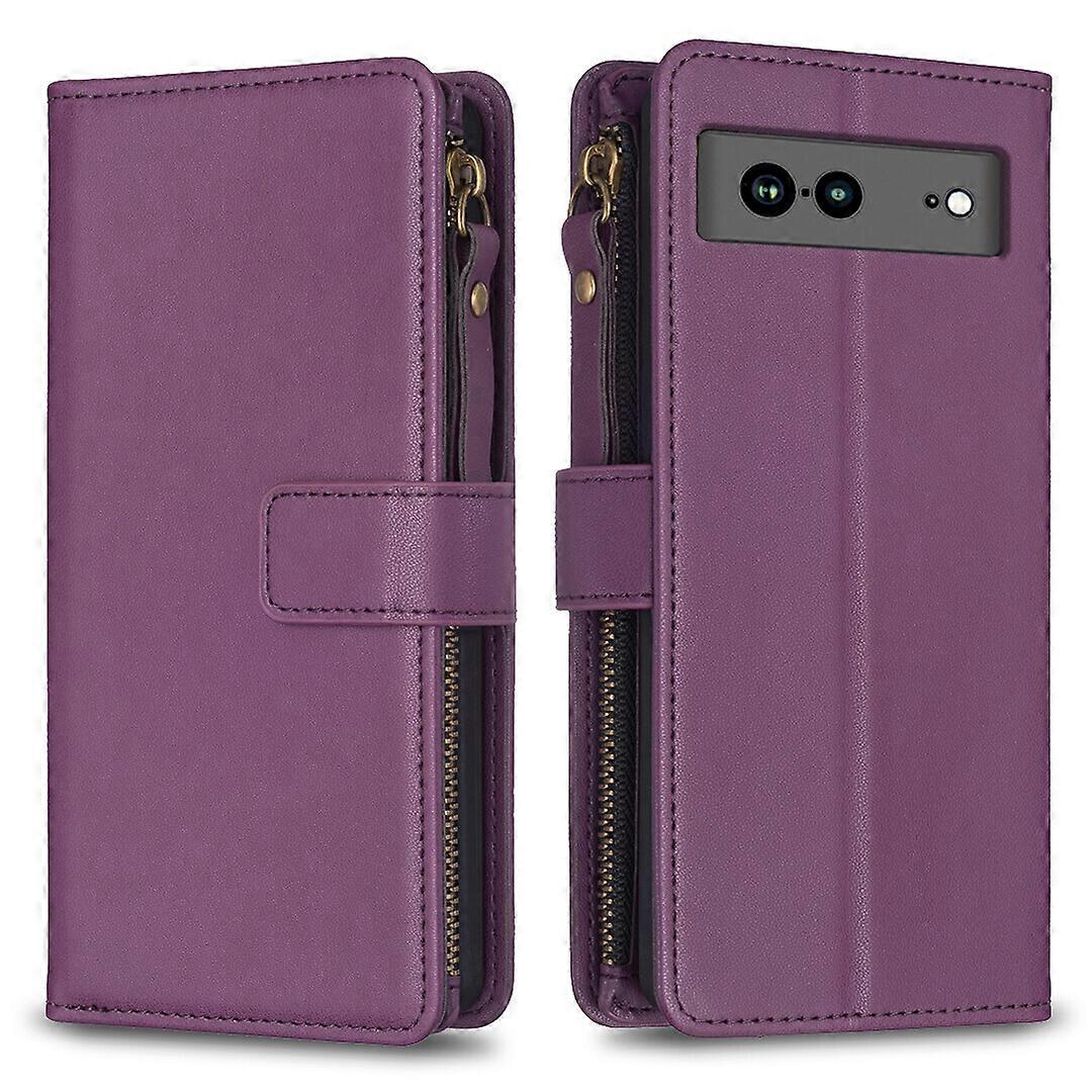 Case for Google Pixel 7A 5G Zipper Cover Leather Wallet with Card Holder Magnetic Closure Compatible with Google Pixel 7A 5G Case