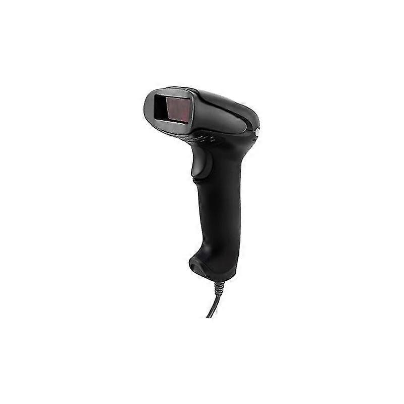Handheld Laser Barcode Scanner Portable USB Wired 1D Cable Reader Bar Code for POS System Supermarket (black)