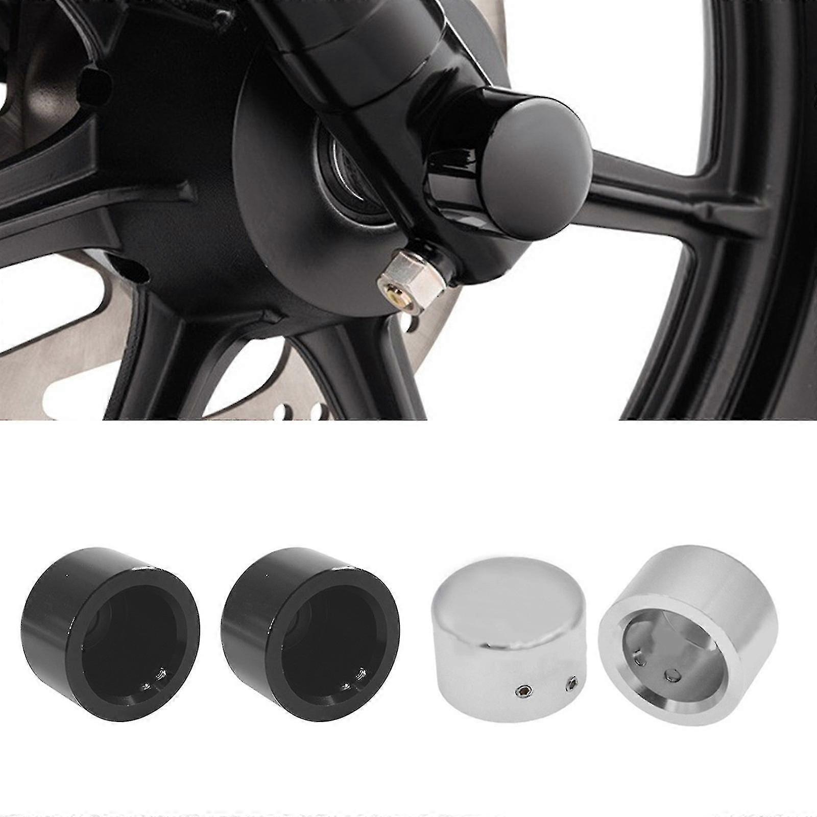 Skull Front Axle Nut Cover Cap For Harley Softail Dyna V-Rod Sportster 1200 883