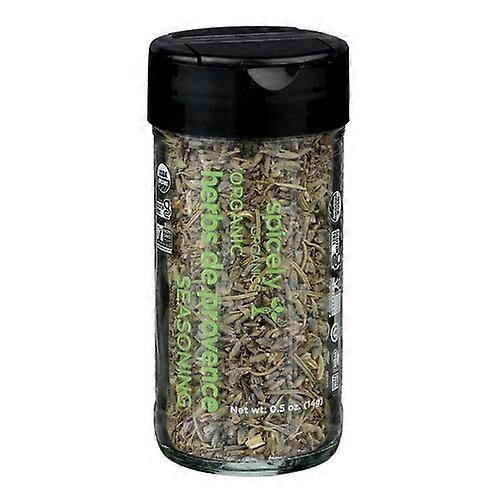 Spicely Organics 有机调味香草 De Provence，0.5 盎司 （3箱装）