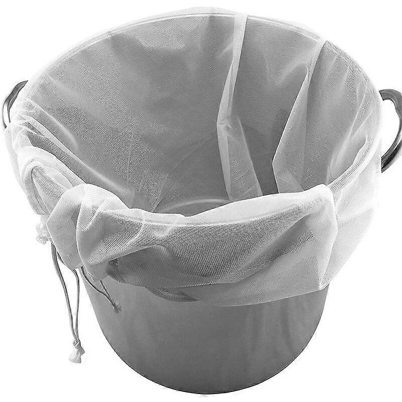 Brewing Bag, Homemade Beer Filter Bag for Brewing Boiling Malt, Reusable Fine Mesh Bag for Brewing Filters of Fruit, Cider, Apple, Grape, Wine, Beer (