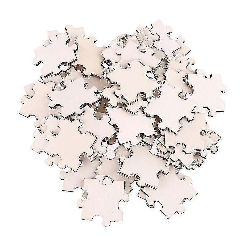 100 stk / sett Un stikksag Form Blank S stykker For DIY Art Håndverk Ma R