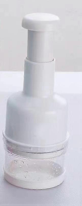 A white garlic press knife