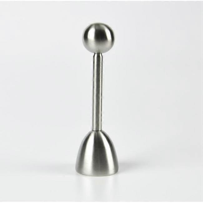 Egg cutter that cuts the top of the eggshell Silver