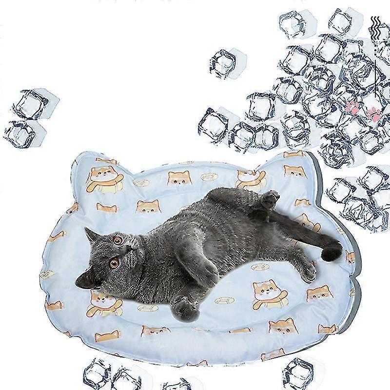 Dog Ice Pad Ice Silk Cats Kennel Mat, Pet Cooling Pad
