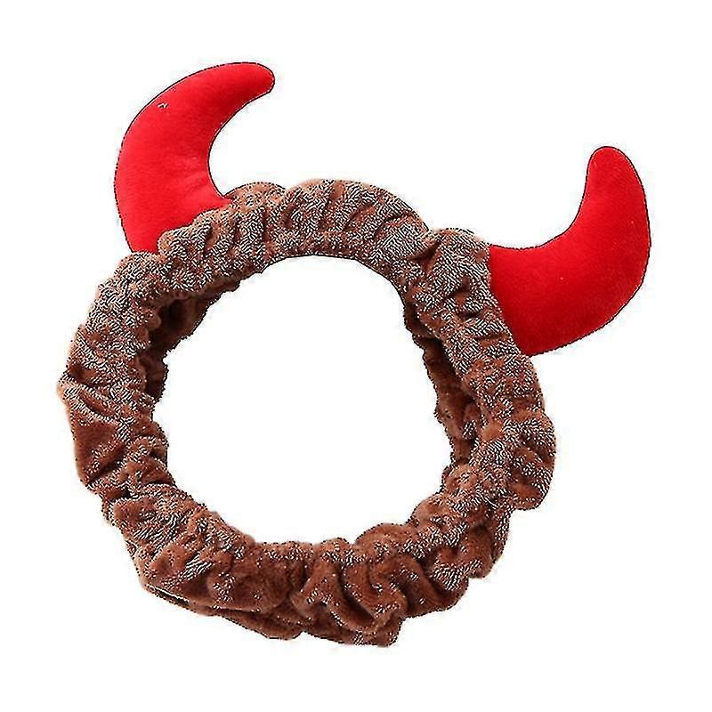 Ox Demon Horns Velvet Headband