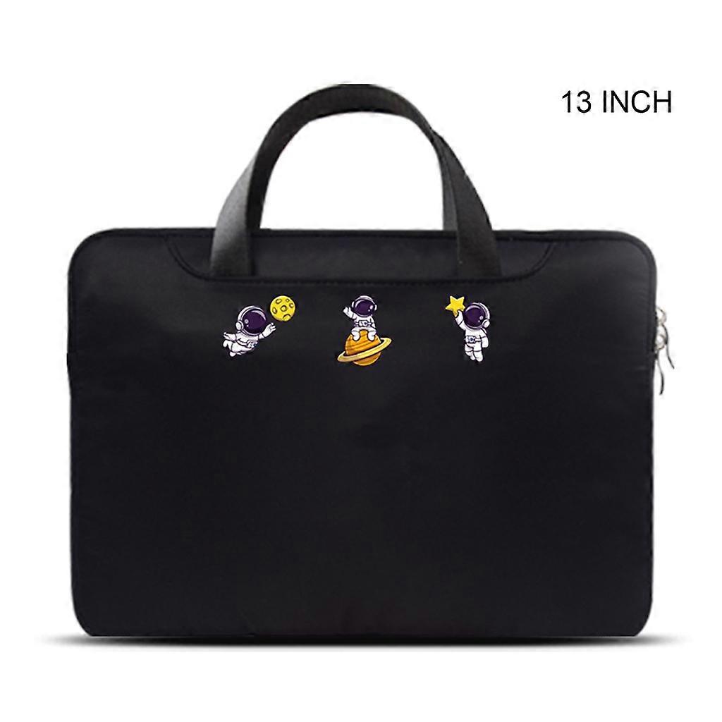 Laptop Bag with Detachable Shoulder Strap Waterproof Polyester Fabric Case