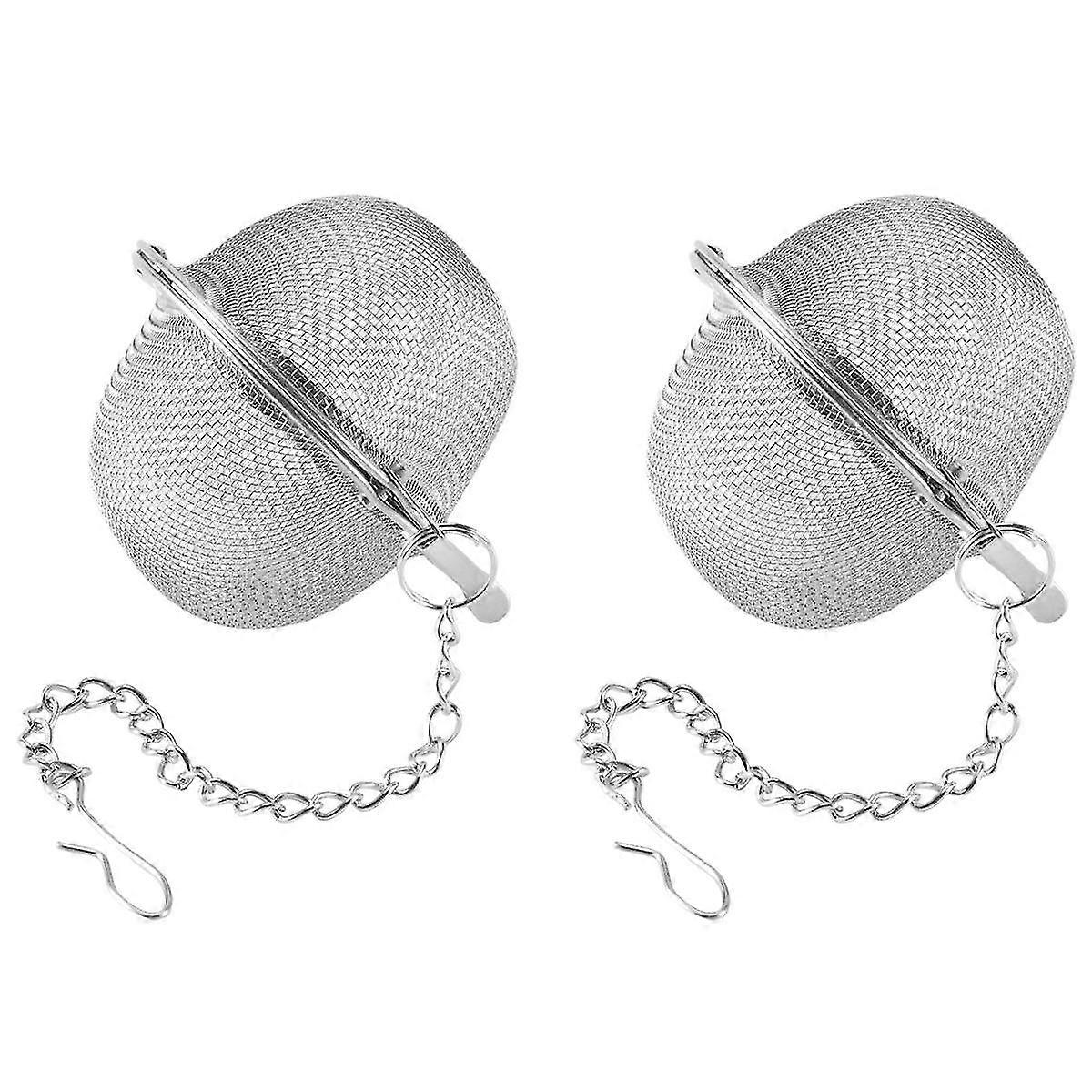 2PCS Practical tea ball, Tea Spices Infuser Filter