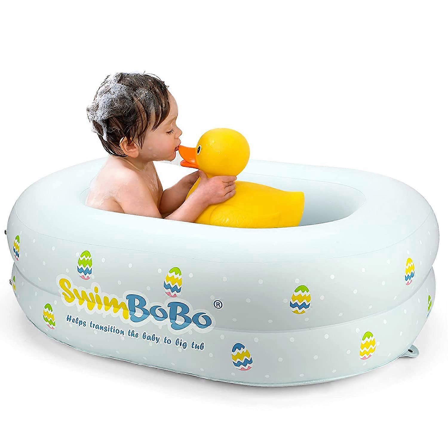 Baignoire gonflable pour bébé Siège de baignoire de voyage Âge recommandé 6 à 24 mois (grand)
